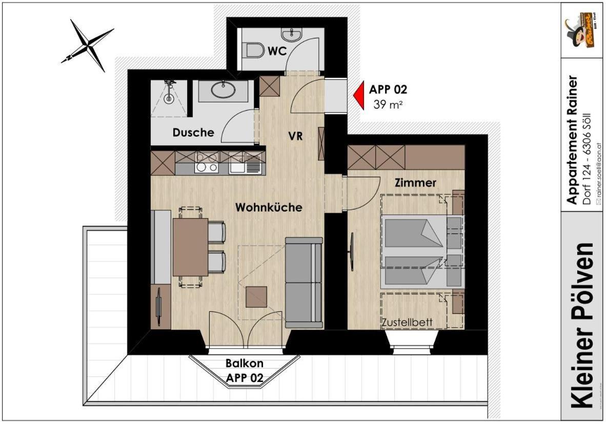 Rainer - Mittendrin Apartamento Söll